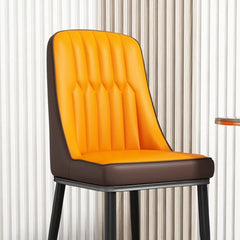 Orange seat chair image featuring dining chairs set of 6 and chair designs, black legs