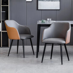 The Felicity dining chiar collection reimagines seating comfort with a modern-meets-mid-century armchair shape