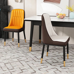 Armless silhouette pics with dining chairs set of 4 and set of dining chairs, gold-dipped tips