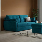 Teal blue velvet sofa bed photo with sofa cum bed design and sleeper sofa shape