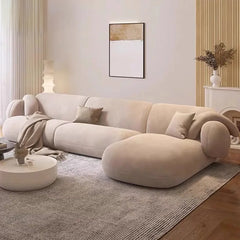 Sculptural loop arms with low back, sofa set dizain, 2+L seater sofa