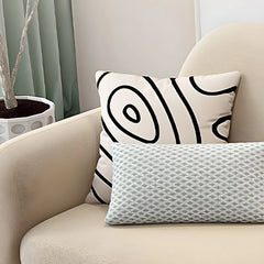 Soft-textured beige fabric photo, sofa bed couch, contemporary lines