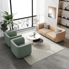 Creamy beige lounge couch with sculpted silhouette, sofa design set, stylish sofa design