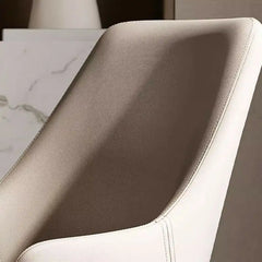 Rear cutout detail view – chair designs + set of dining chairs – tapered legs