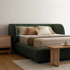 Picture of fully padded bed base with concealed frame and bed online appeal