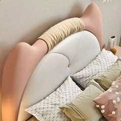 Pull-out drawer storage in kids double bed, kids bed, children’s bed with storage