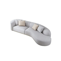 Side profile showing low backrest – stylish sofa design, contemporary sofa design
