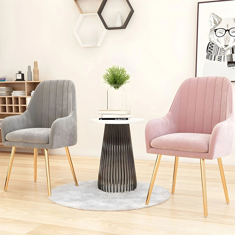 The solid engineered plywood frame and elastic belt support ensure structural integrity, while gold or black tapered legs add modern flair