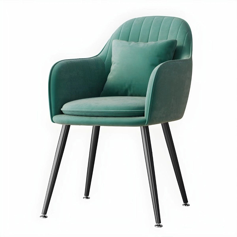 Side angle teal chair image showing silhouette | dining chairs set of 6 | chair designs