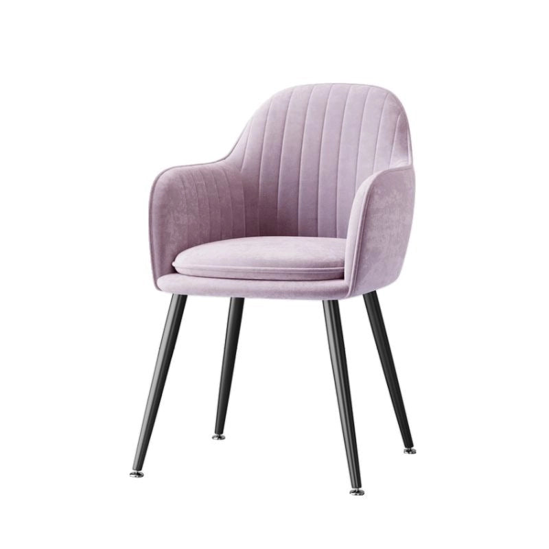 Ideal for dining room chairs collections or as an armchair for dining table arrangements, it reflects versatile chair designs that complement minimalist and glam interiors alike.