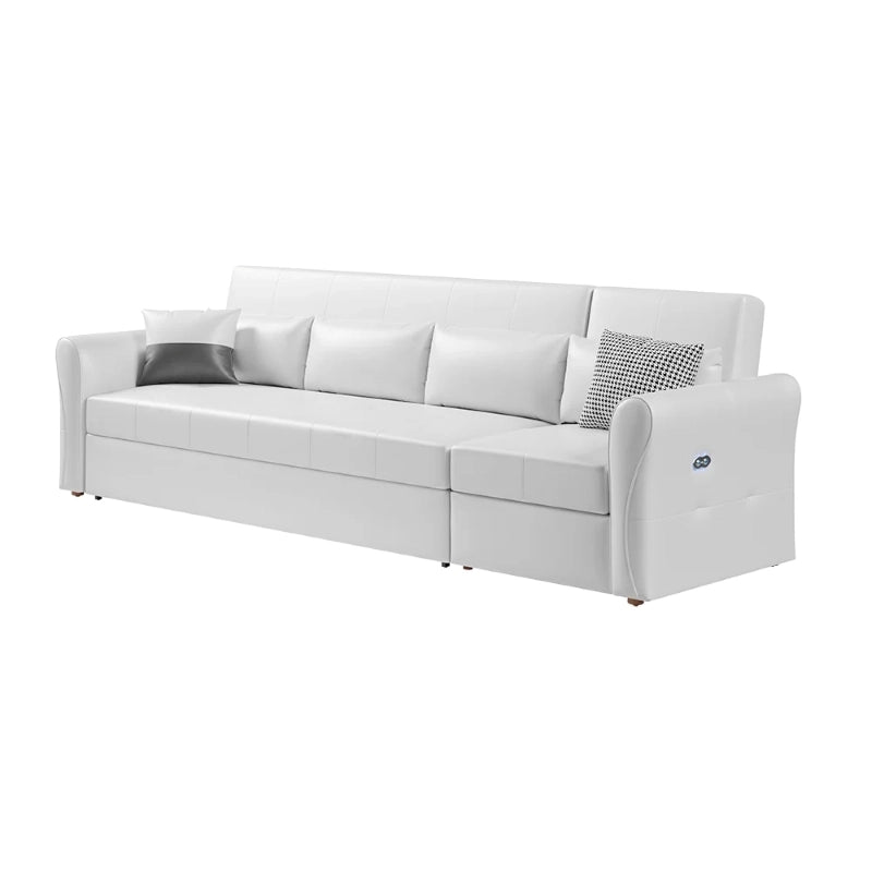 More than just a sofa bed couch, it functions as a modern couch bed with smart features. 