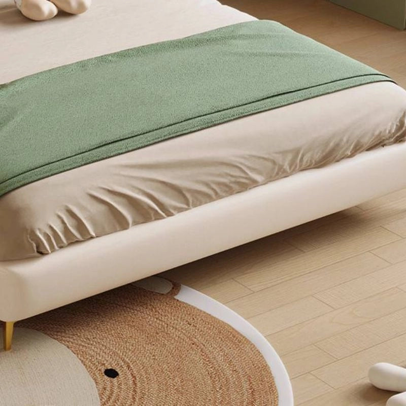Side profile of headboard and slats – children’s furniture store, kids single bed, upholstered frame