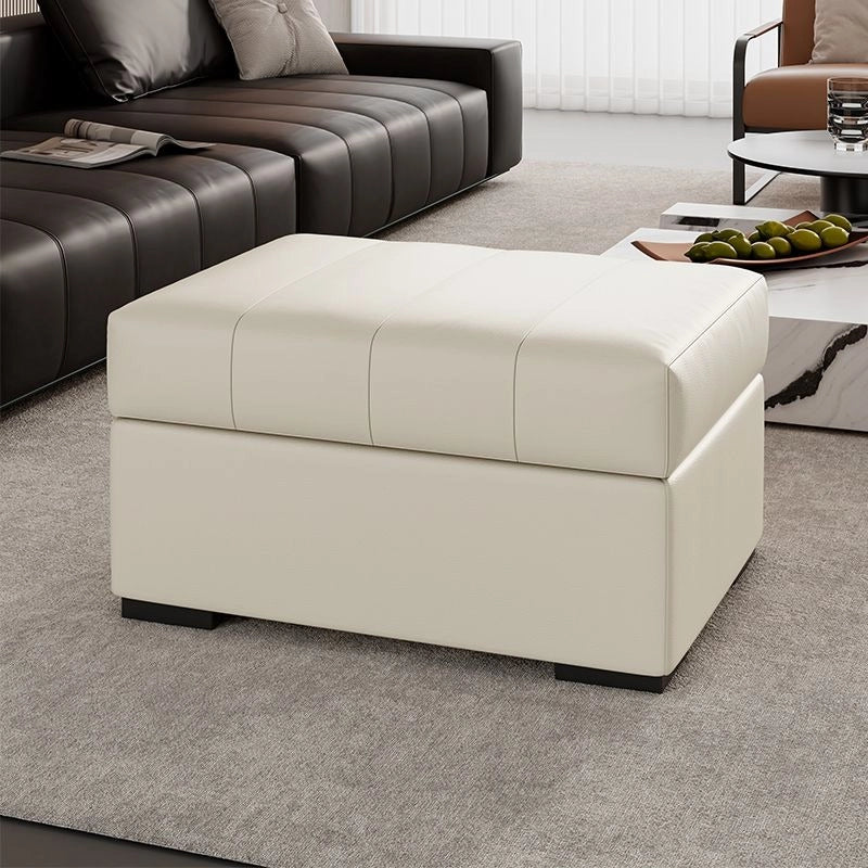 Whether placed as a living room ottoman, multifunctional Pouf, or stylish storage stool, this piece offers great ergonomic comfort and visual balance. 