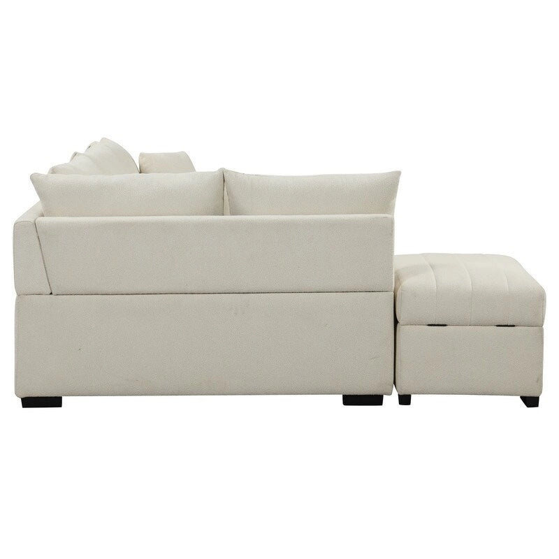 Upgrade your living space with this premium L shape sofa cum bed that doubles as a convertible sofa bed and a stylish couch sleeper—perfect for modern homes and compact living.