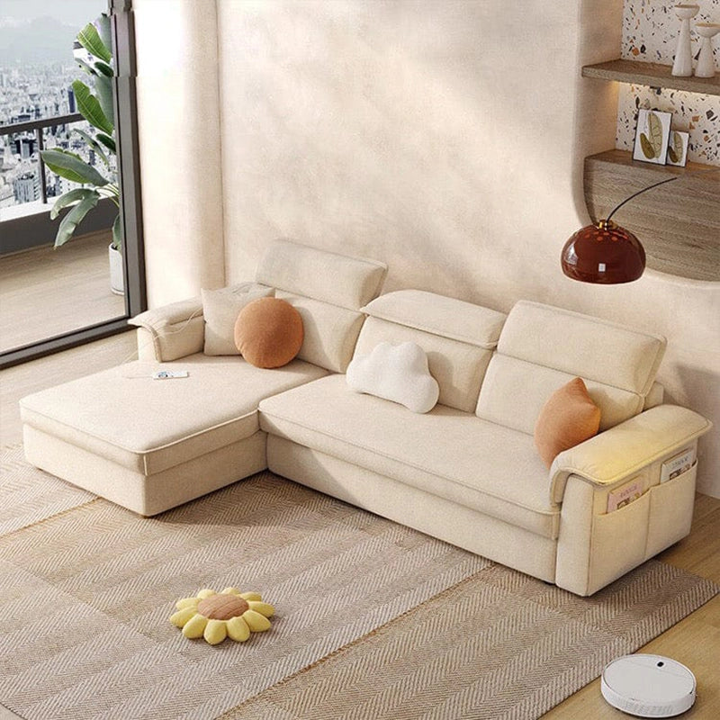 The Citrine Sofacumbed is a practical L-shape convertible couch bed designed for comfort and daily use.