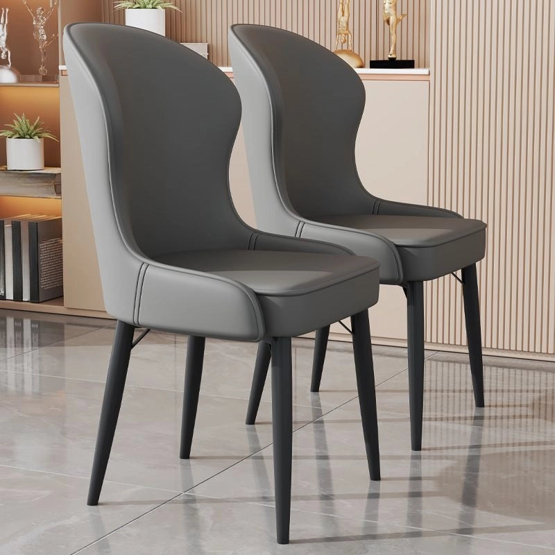The chair’s waterfall seat design, ergonomic back angle, and clean stitching reinforce its quality. 