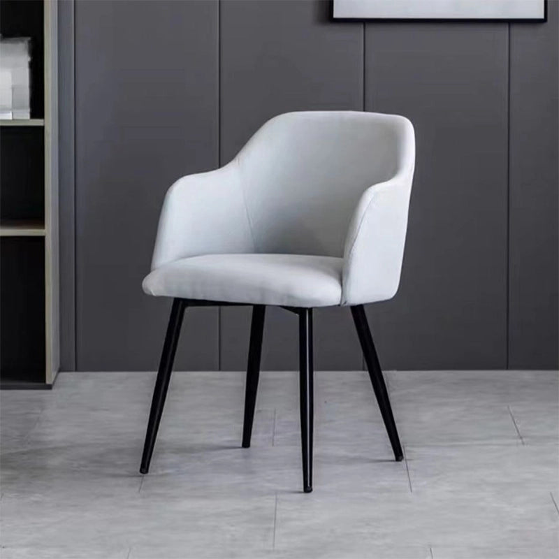 Off-white inner seat with contrast fabric sides, chair designs, set of dining chairs, ergonomic support