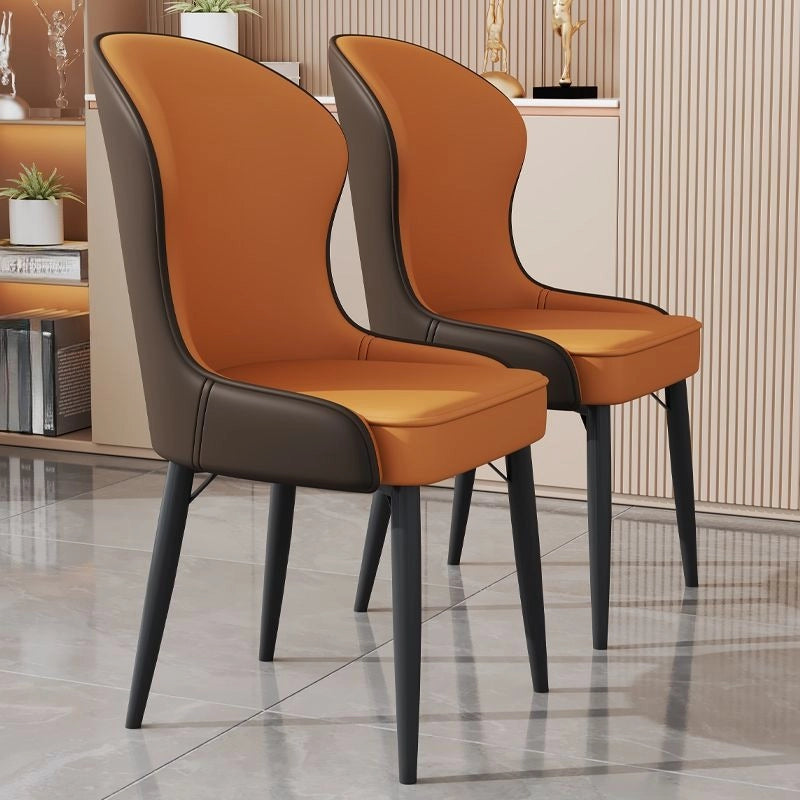 Whether used as dining chairs set of 4 in city homes or paired in a commercial dining zone, it offers a refined seat for daily meals or work-from-home settings. 