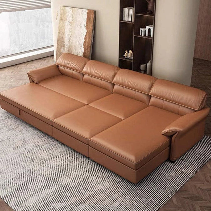 The Ridge model is a versatile L-shaped couch designed for multifunctional spaces.