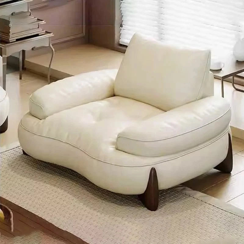 Mocha leather photo – modern sofa design & pure leather sofa, 1 seater silhouette