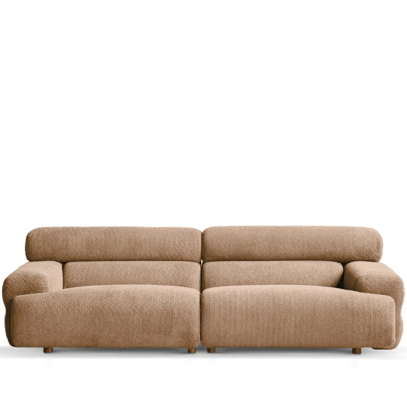 Whether you call it a couch, a fabric sofa, or simply a lounge sofa, it fits as a centrepiece in any luxury living room setup. 
