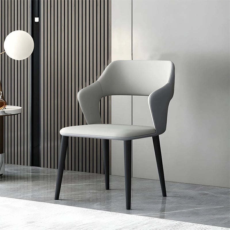 Elevate your modern dining setup with this stunning set of 6 dining chairs, designed for both style and comfort. 