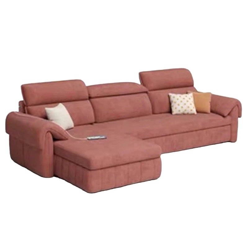 Designed with a pull-out convertible sofa bed mechanism, it transforms from a plush sofa bed couch to a cozy sleeper within seconds.