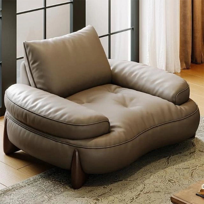 Contrast cushions image – stylish sofa design & luxury couch, 1 seater setup