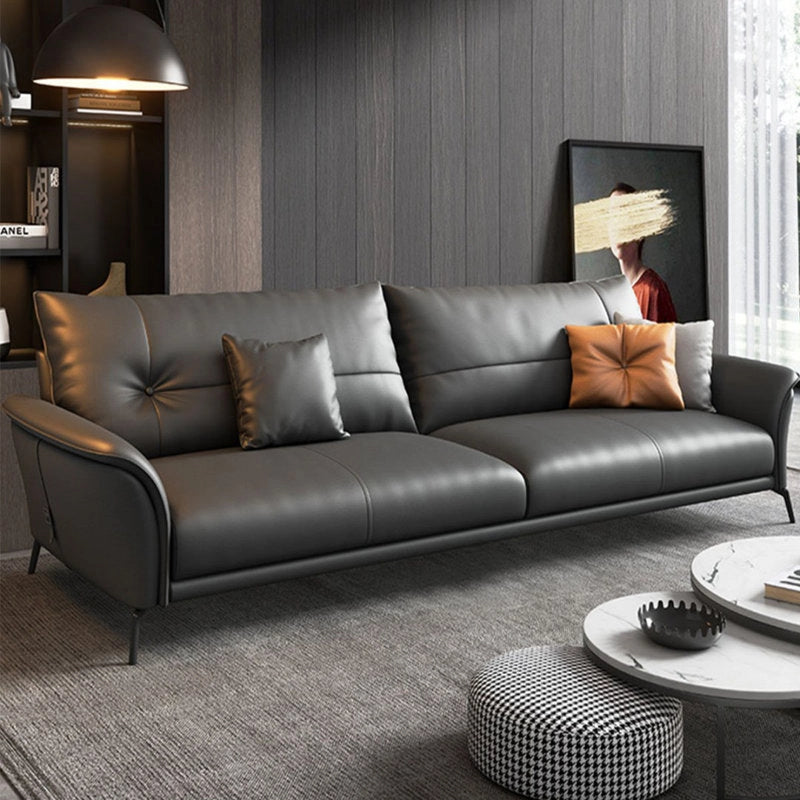 Contrast cushion photographs, living room sofa set, latest sofa design, charcoal black