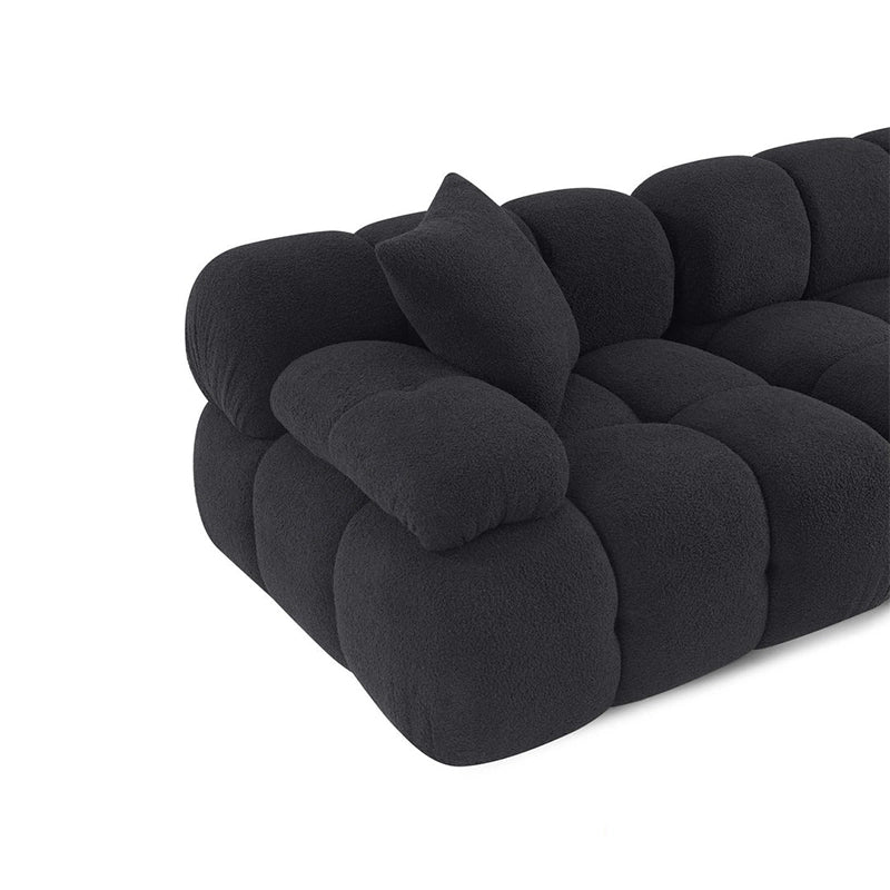 Its flexible configuration makes it a versatile corner sofa or l shaped couch perfect for expansive living rooms