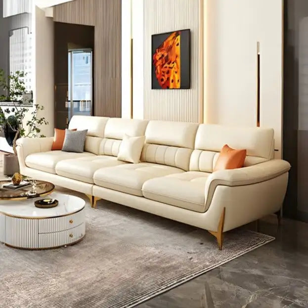 cream beige 4 seater couch modern sofa design stylish sofa design