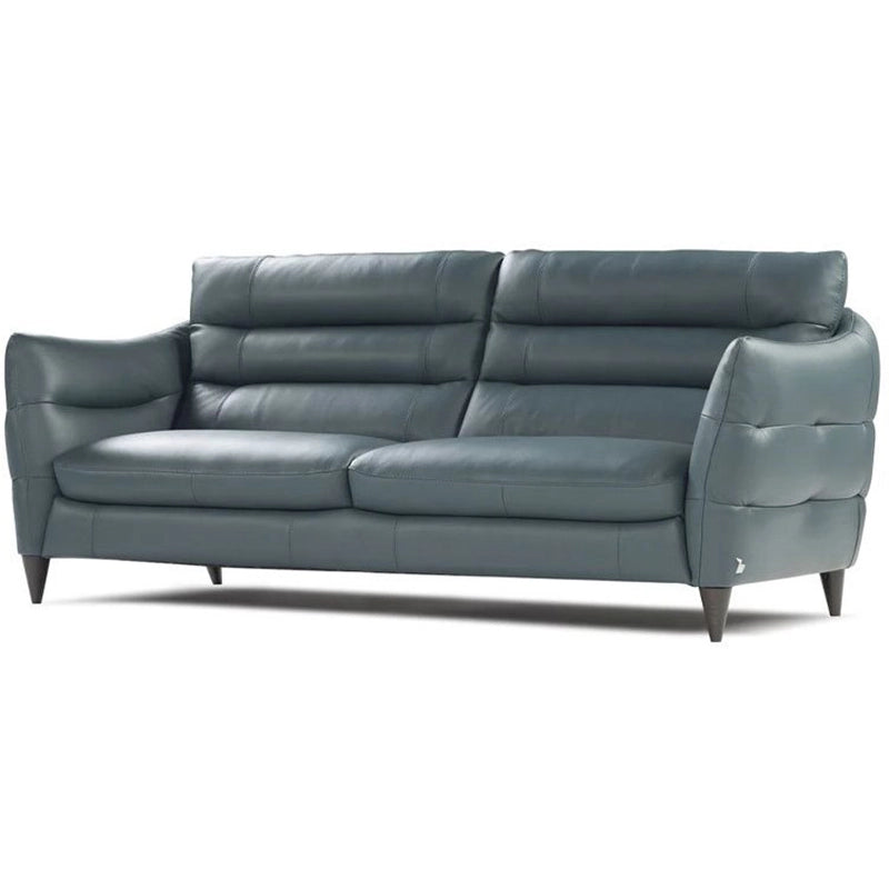  Side view photo showing arm contours, latest sofa design, pure leather couch