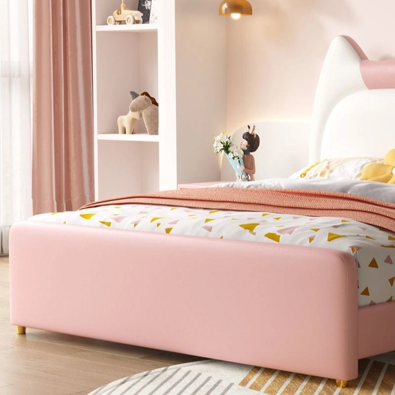  Decorative cushion on playful bed, cute beds, kids bedroom furniture, soft finish