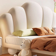  Orb-legged base in ivory finish, cute beds, children’s bed, custom kids bed