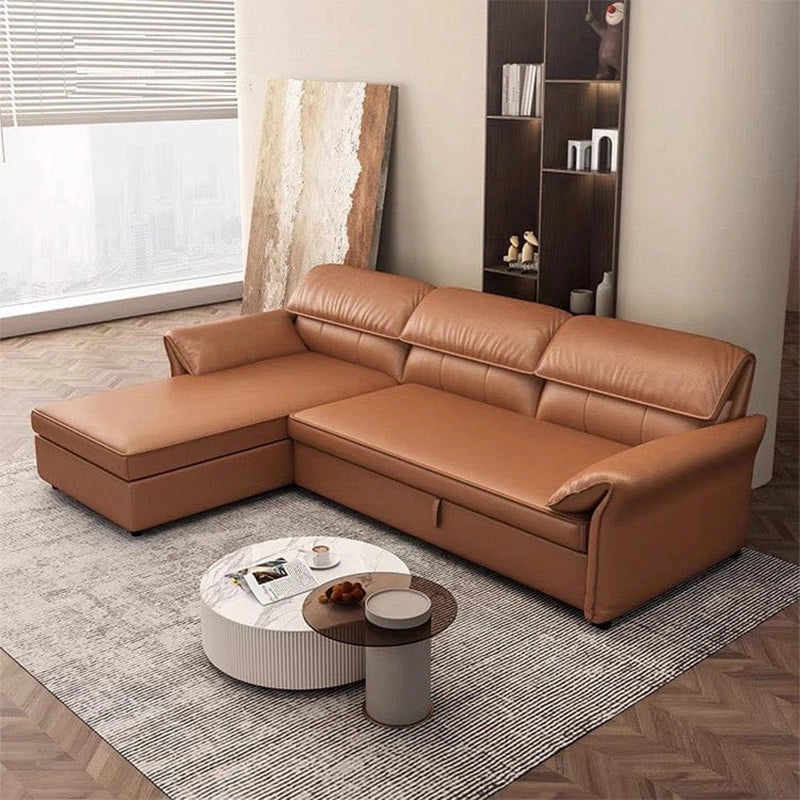 Padded flared armrest close-up – sofa bed couch – sofa come bed appeal
