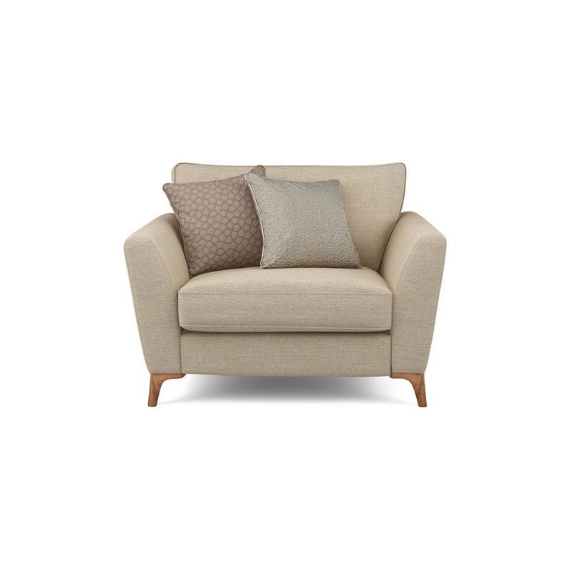 Plush cushioned seat photos showcasing cloth sofa and latest sofa design in 1 seater sofa