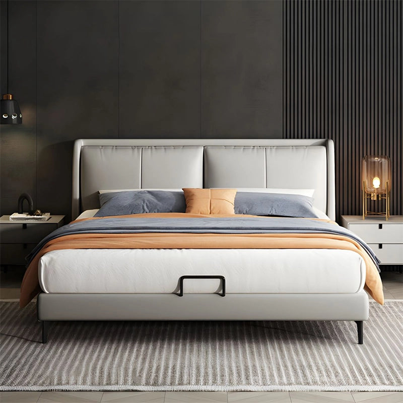  Dove grey padded frame and footboard + new bed design + bed online