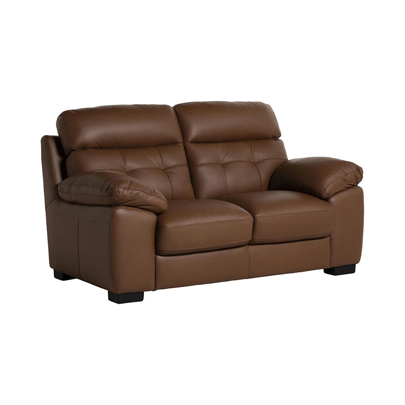 Crafted for modern living spaces, the Glen leather settee brings together fine design and function.