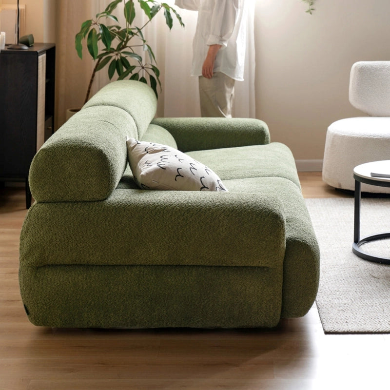 Wooden leg close-up moss sofa photo – contemporary sofa design, sofa online, design sofa set