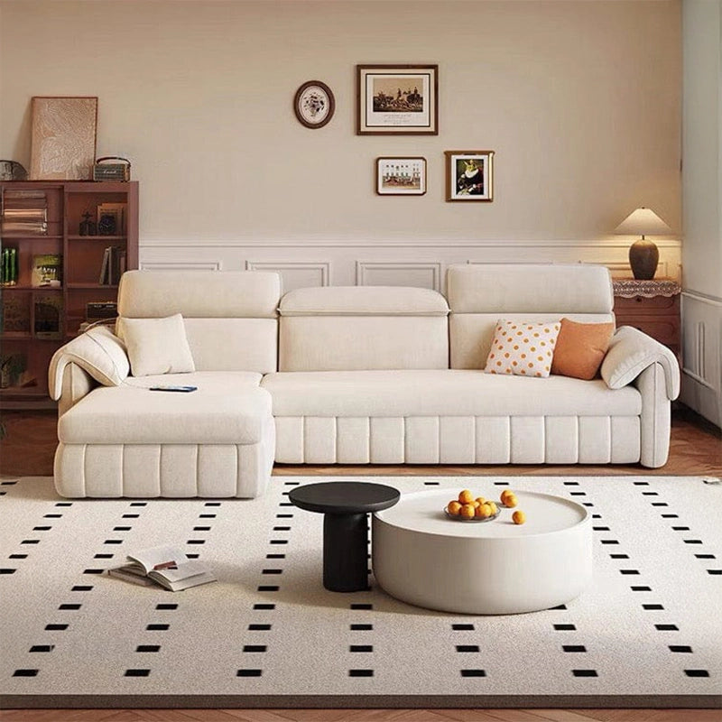 The Daisy convertible couch is a versatile L-shape sofacumbed designed for compact Indian homes.