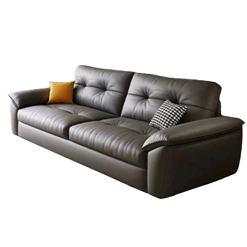  With a pull-out mechanism that transforms it into a double bed in under 30 seconds, this straight rectangular sofa cum bed offers both style and utility.