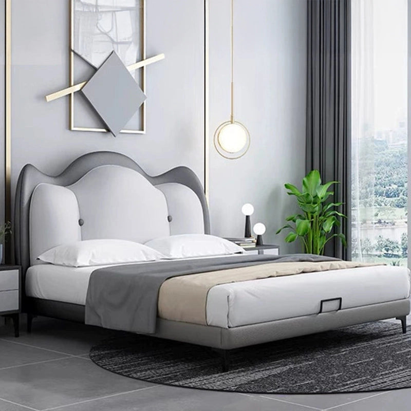 Contemporary pastel tones, children’s bedroom furniture, children’s bed with mattress frame