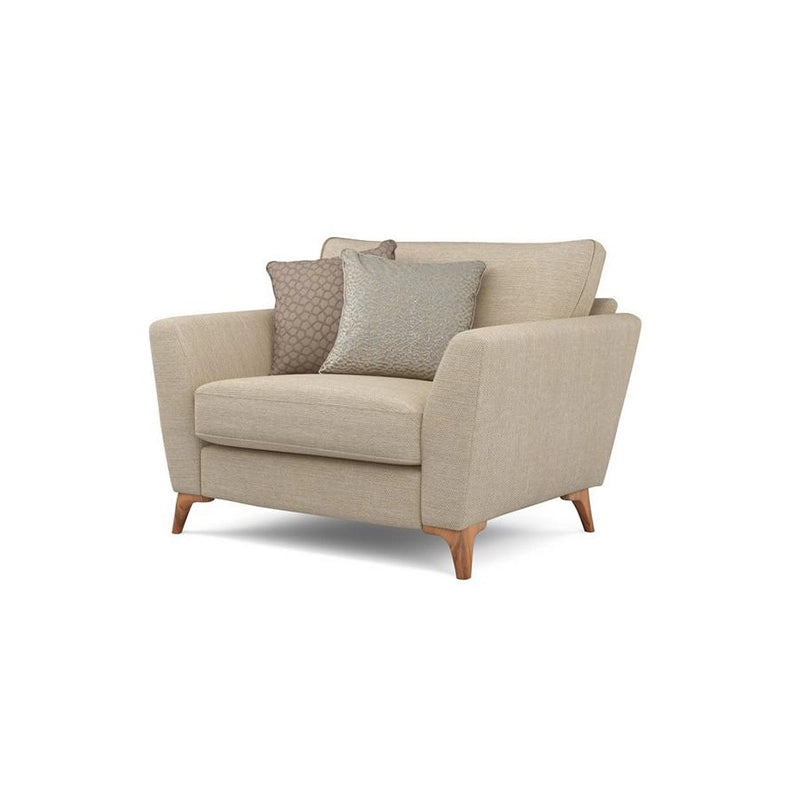Suitable for urban lounges or studio apartments, this living room couch blends practicality with elegance - 1 seater sofa set