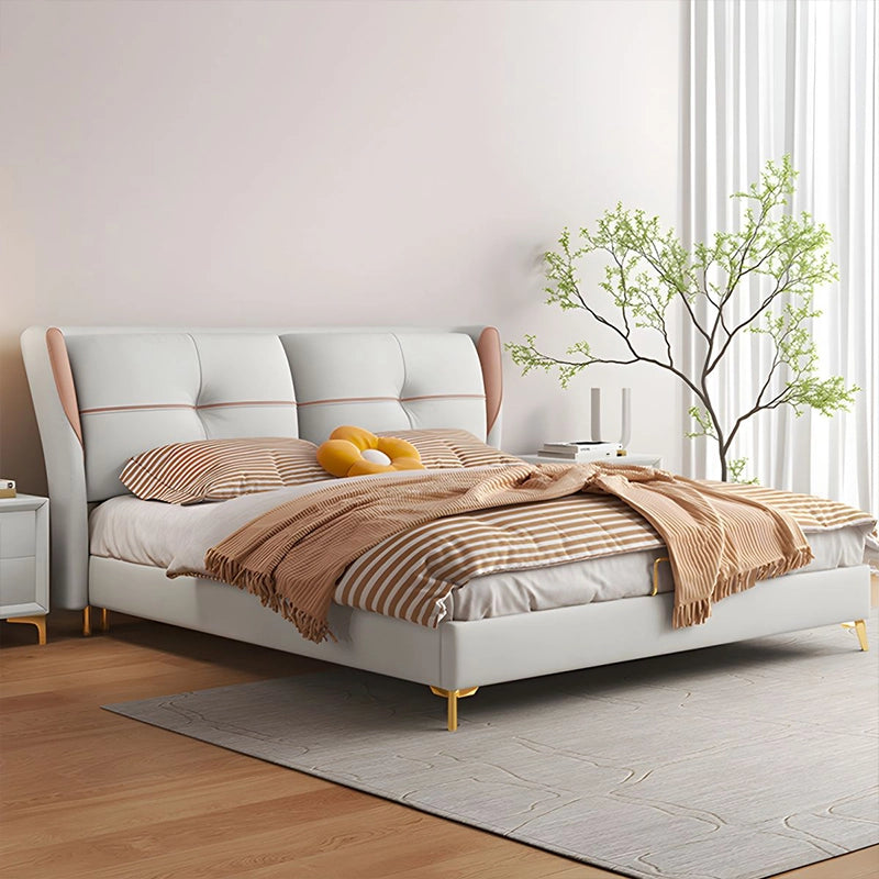 Full view of master bedroom bed design pic with bed online appeal