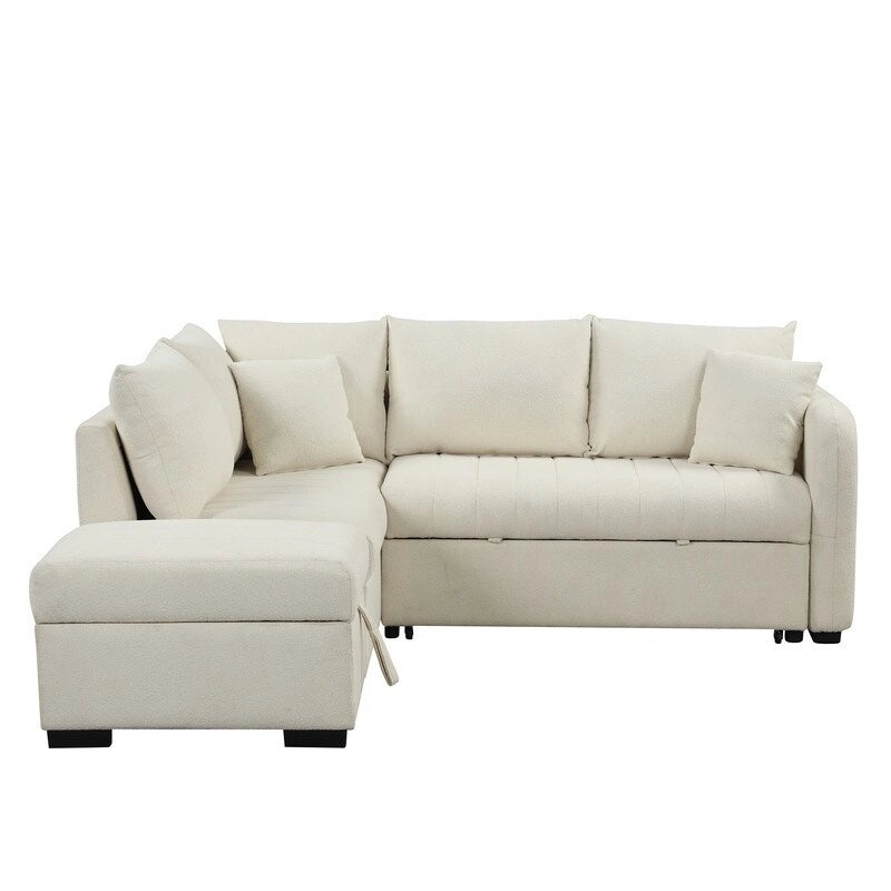 The medium-firm foam, horizontal tufting, and hidden storage compartment elevate the comfort quotient.