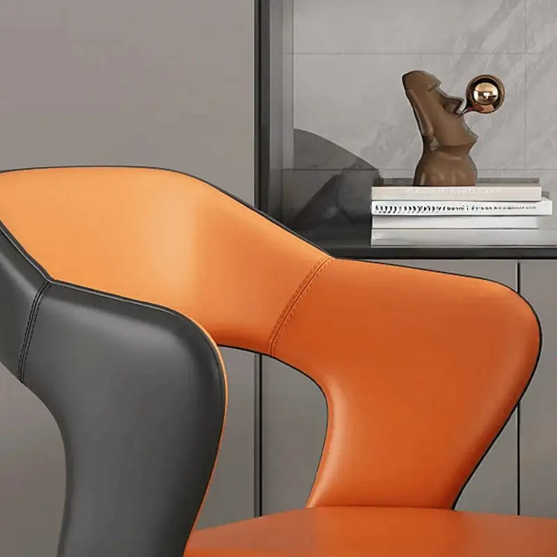 Rear angle highlighting taper legs with set of dining chairs and restaurant furniture tables and chairs form