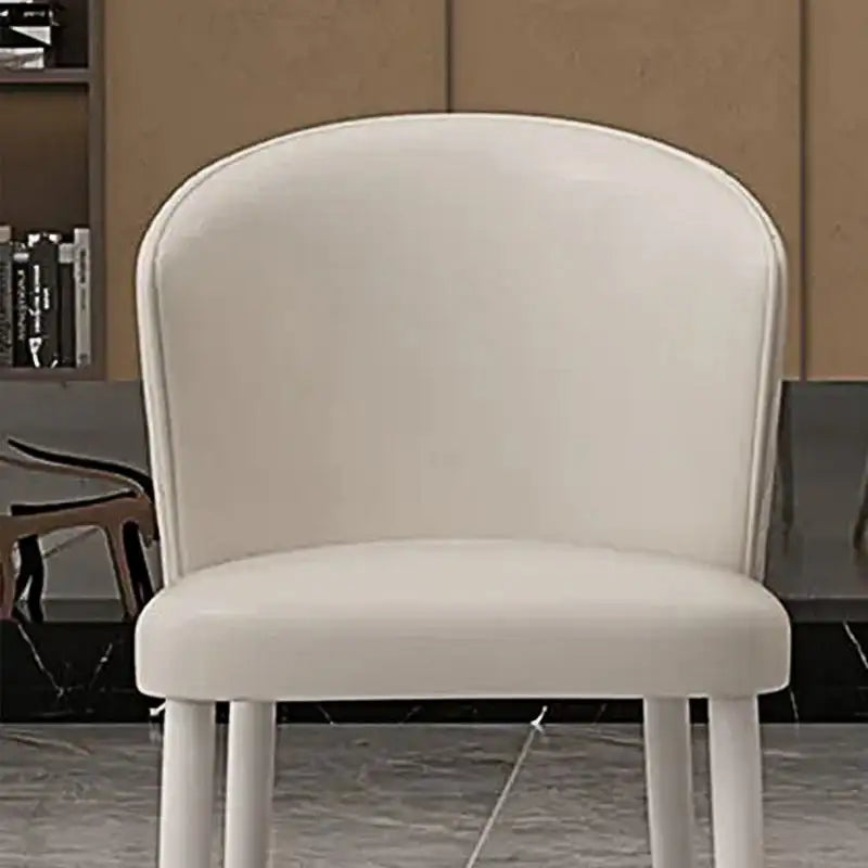 Tapered leg dining chair with gold caps + kitchen chairs + suede-look + grey + compact frame