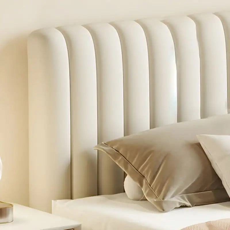 Modern neutral kids room setup | children’s bedroom furniture + kids bed | soft beige