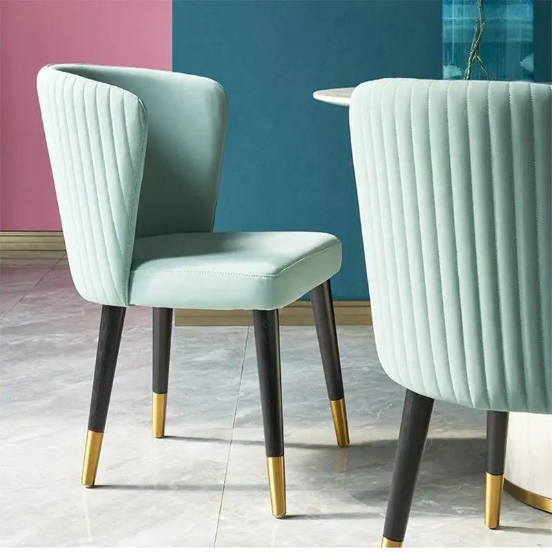 The Vega dining chair combines refined form and ergonomic function, making it ideal for compact dining spaces and modern interiors.