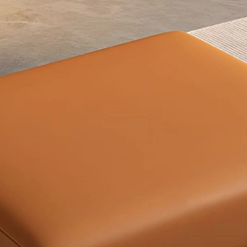 Soft-edge square ottoman photograph with ottoman and living room ottoman style